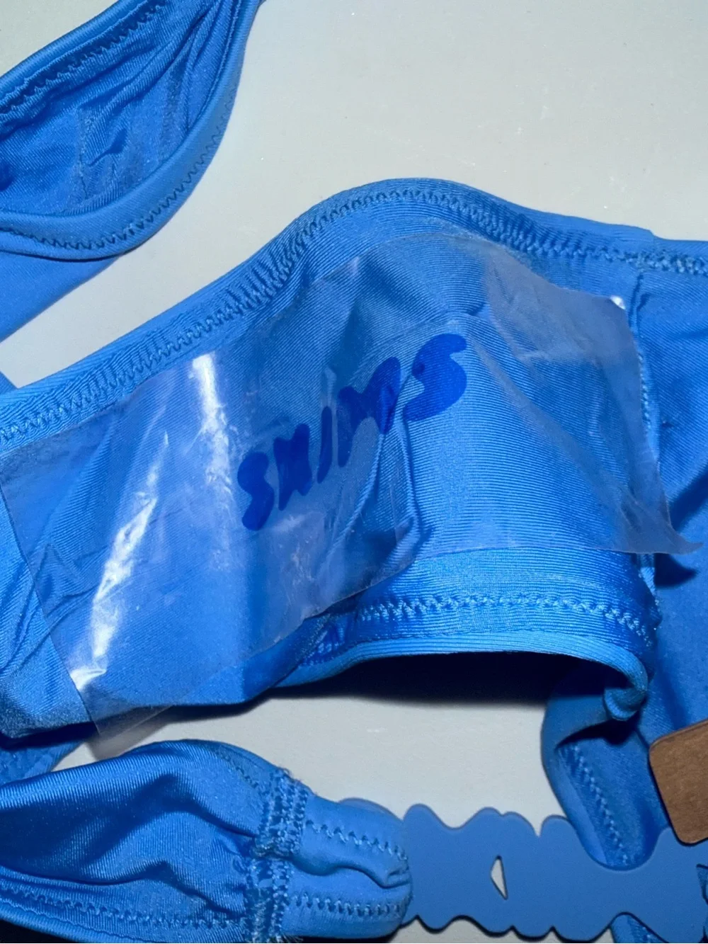 Skims Signature Swim Logo Hardware Bikini Bottom Tide Large